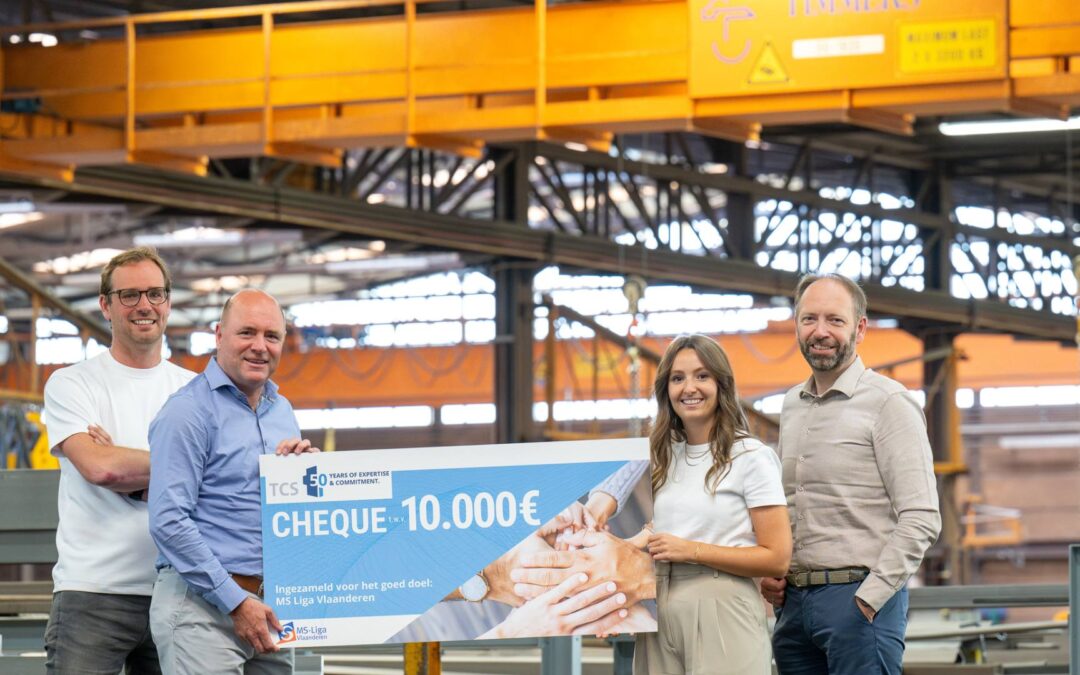 Waouh ! TCS récolte 10 000 euros pour la Ligue SEP Vlaanderen !