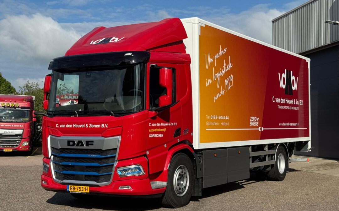 Eerste DAF XD Electric voor C. van den Heuvel Transport