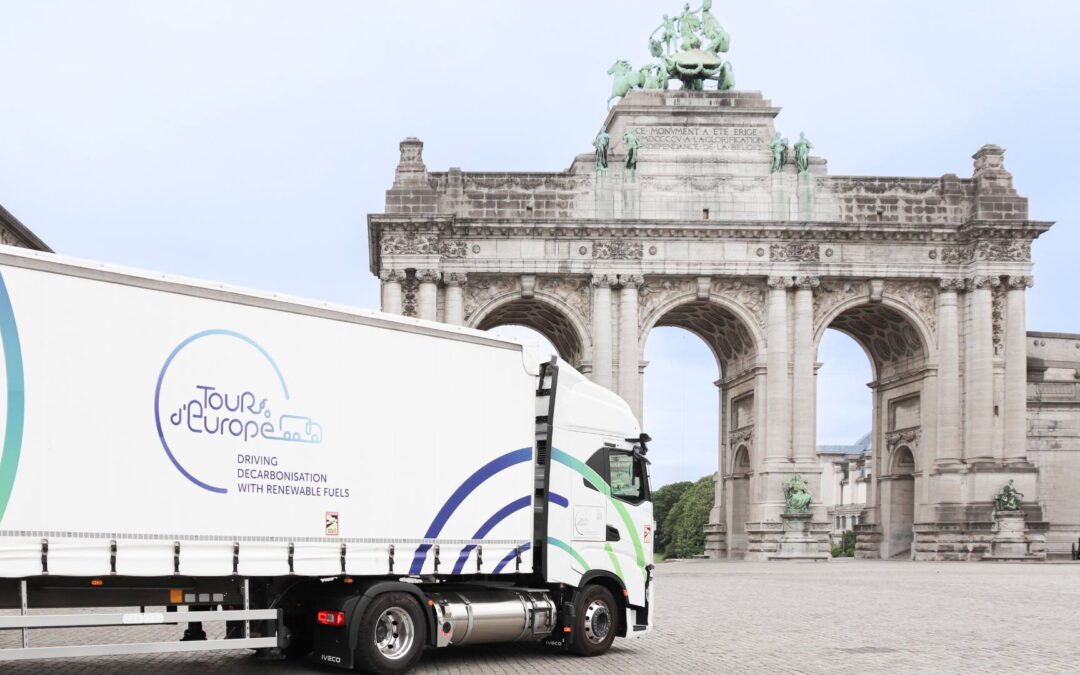 Le Tour d’Europe d’IVECO : plus de 5 000 km parcourus avec un camion alimenté au BioGNL – une déclaration forte en faveur de la mobilité durable