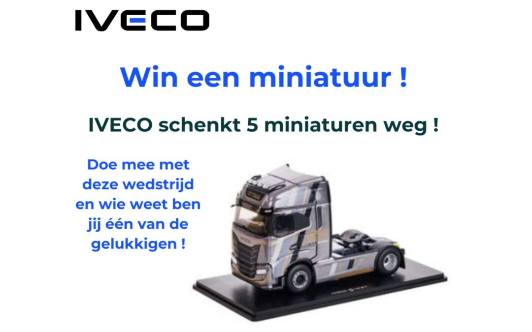 Wedstrijd: IVECO geeft 5 miniaturen weg !