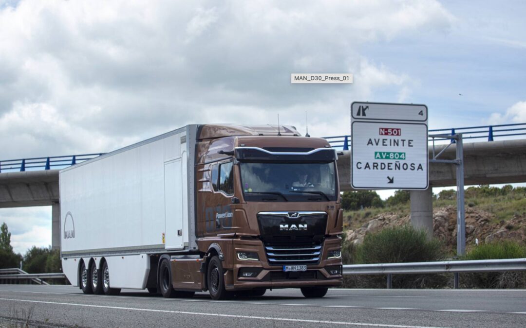 Efficiëntierecord: MAN TGX met D30 PowerLion-motor maakt indruk op Europese vakpers