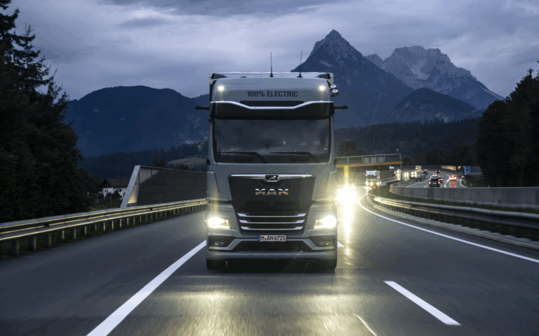 ‘s Nachts door de Brennerpas met de MAN eTruck