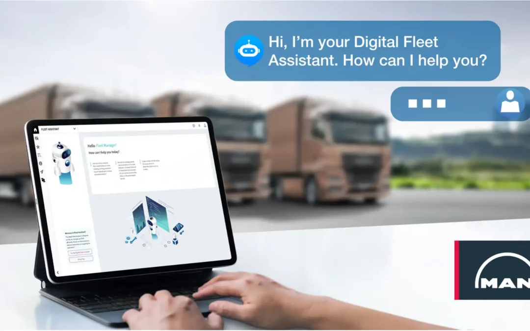Le nouvel assistant IA de MAN facilite et accélère la gestion de flotte numérique