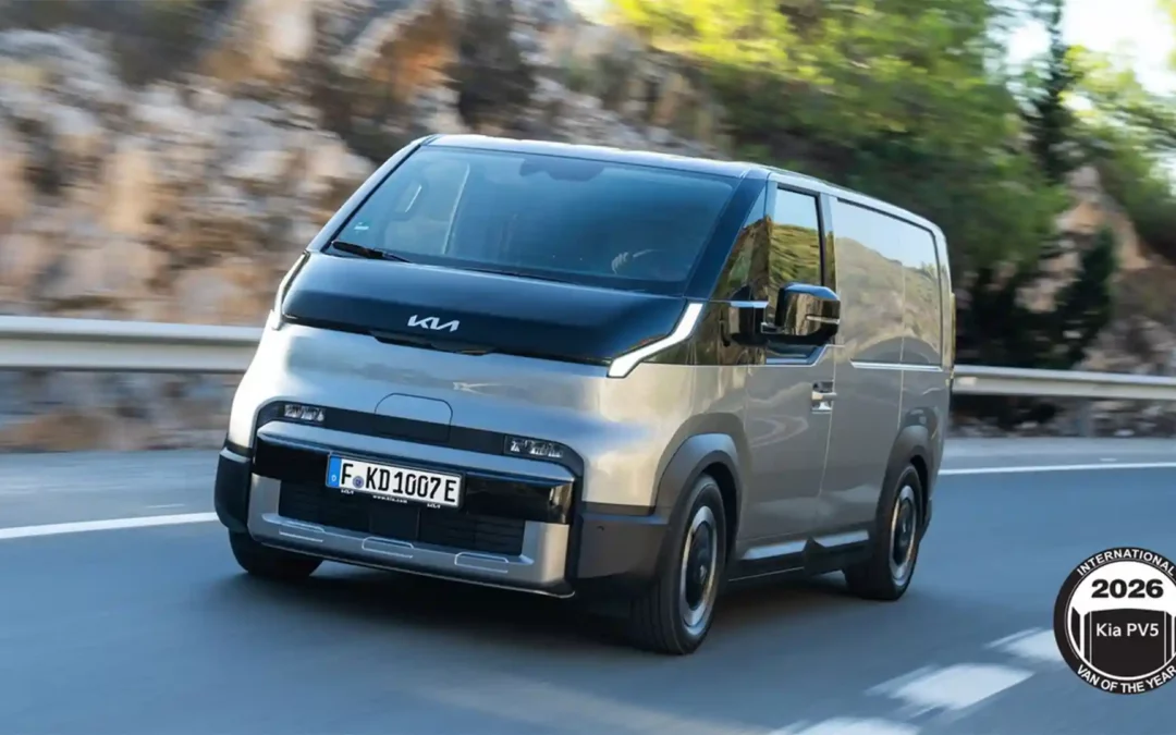 Le premier véhicule utilitaire 100% électrique de Kia, le PV5, remporte le titre de “2026 International Van of the Year”