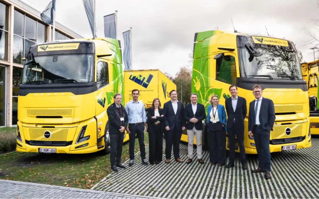 Tailormade Logistics Group renforce sa flotte durable avec 8 nouveaux camions électriques.