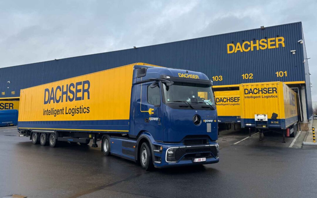 Dachser België voegt twee e-trucks toe aan wagenpark