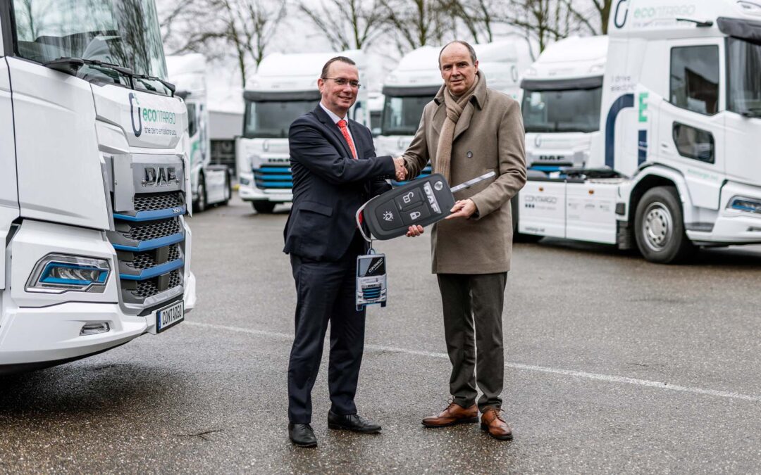 Contargo neemt 33 DAF XD Electric trucks in gebruik