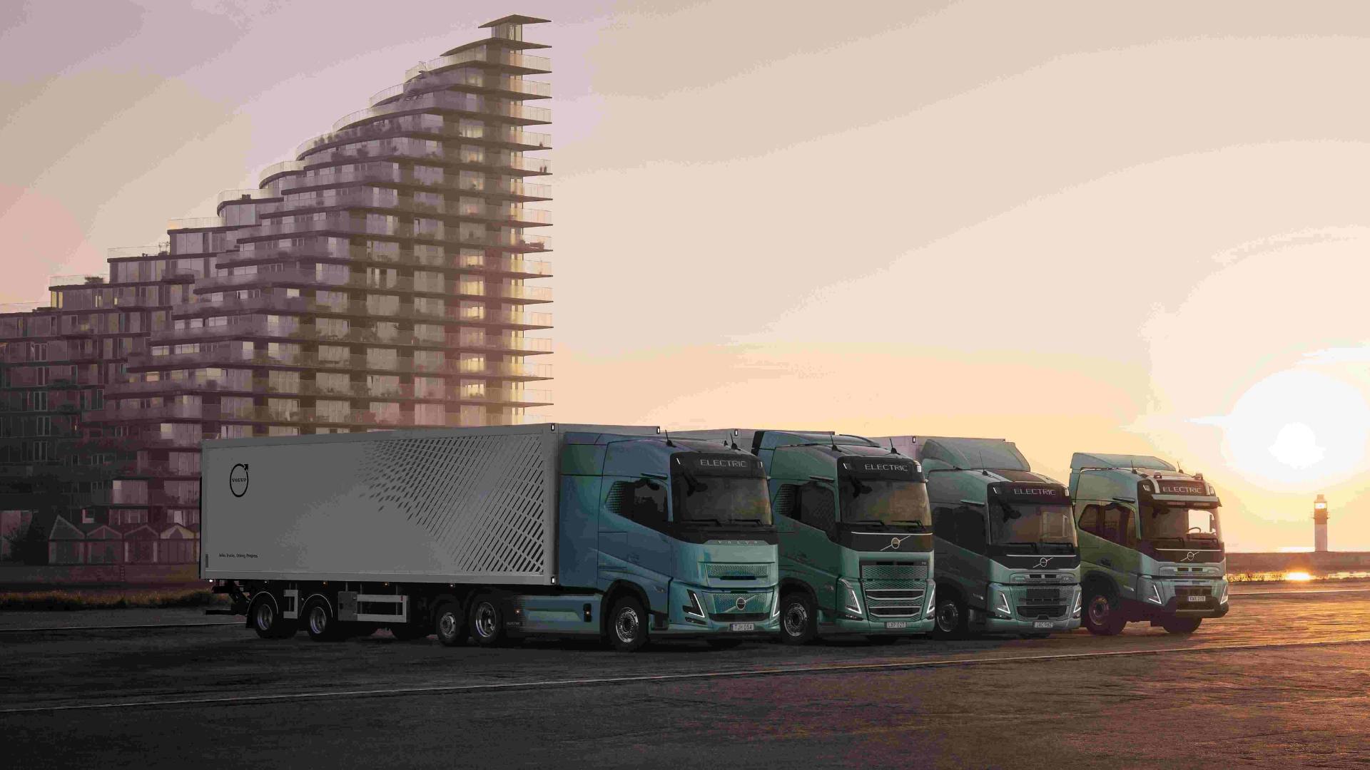 Volvo introduceert nieuwe elektrische vrachtwagens – met een actieradius tot 700 km.