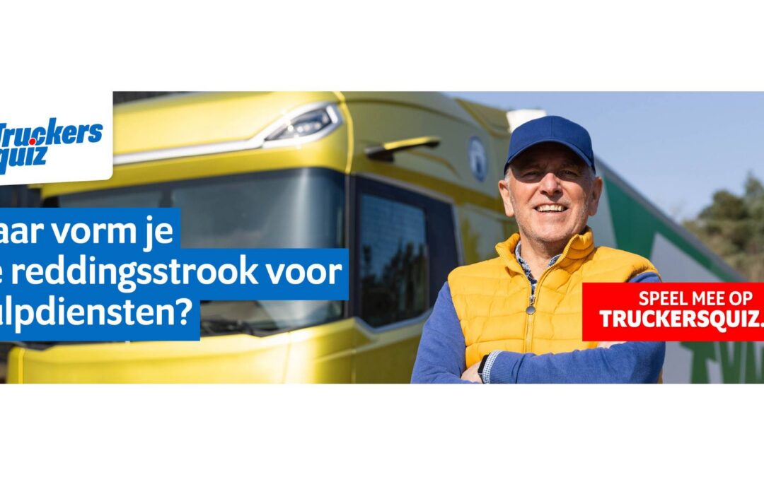 Vrachtwagenchauffeurs frissen verkeerskennis op: Truckersquiz deze week gestart!