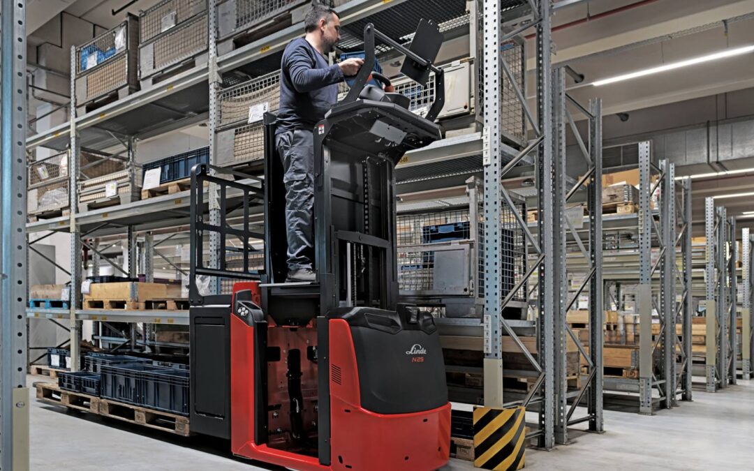 Linde orderpicktrucks nu ook met geïntegreerde Li-ionaccu beschikbaar