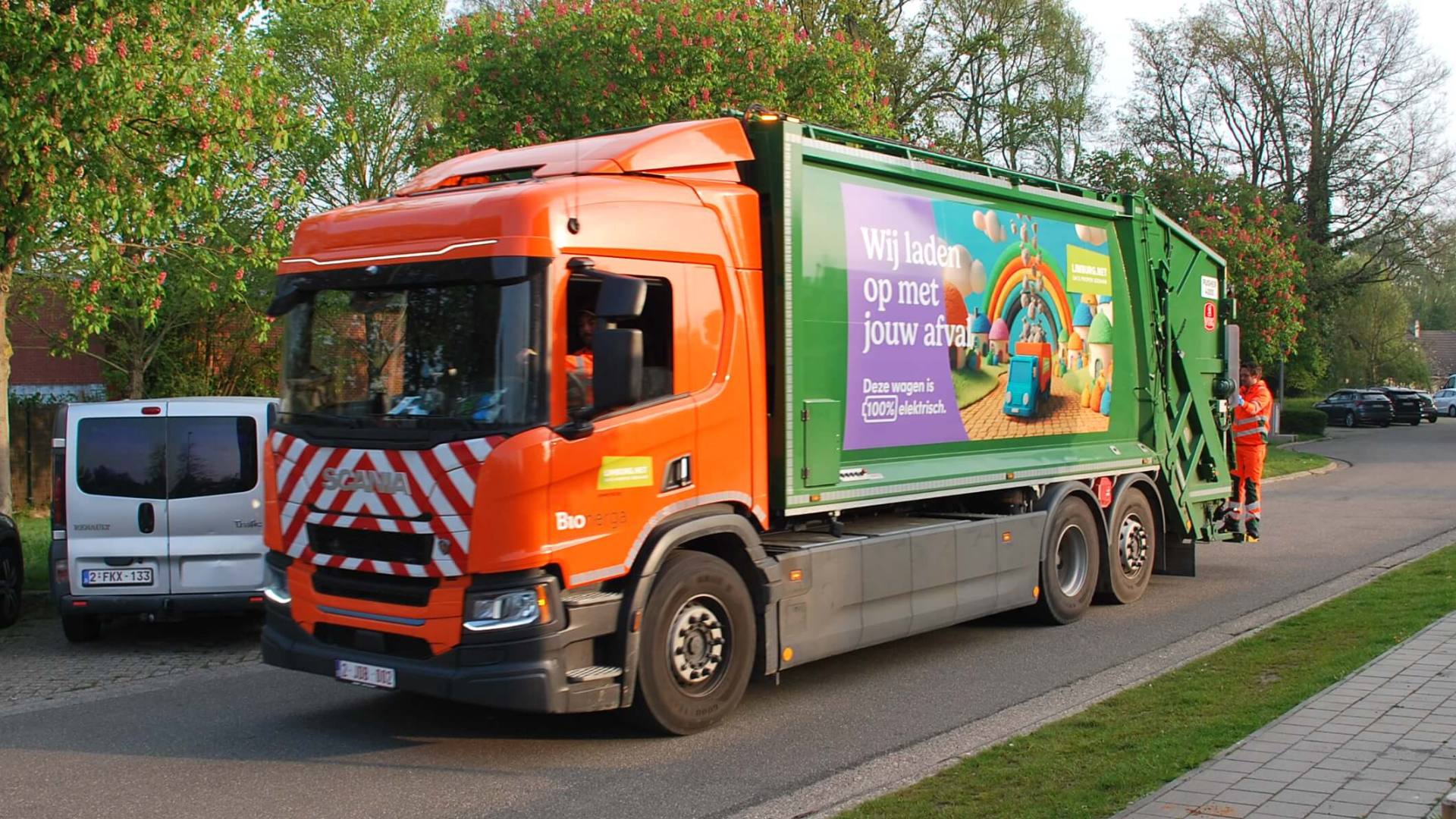 Limburg.net choisit Scania pour son premier camion-poubelle électrique