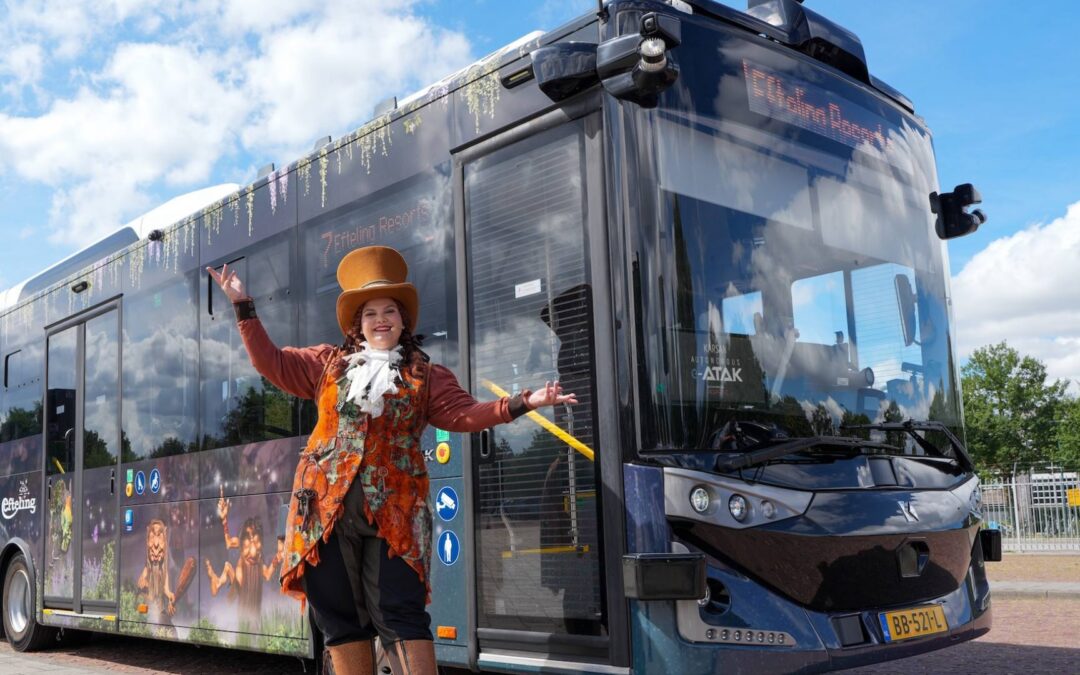 De autonome e-ATAK is de eerste autonome bus die op de openbare weg in Noord-Brabant rijdt!
