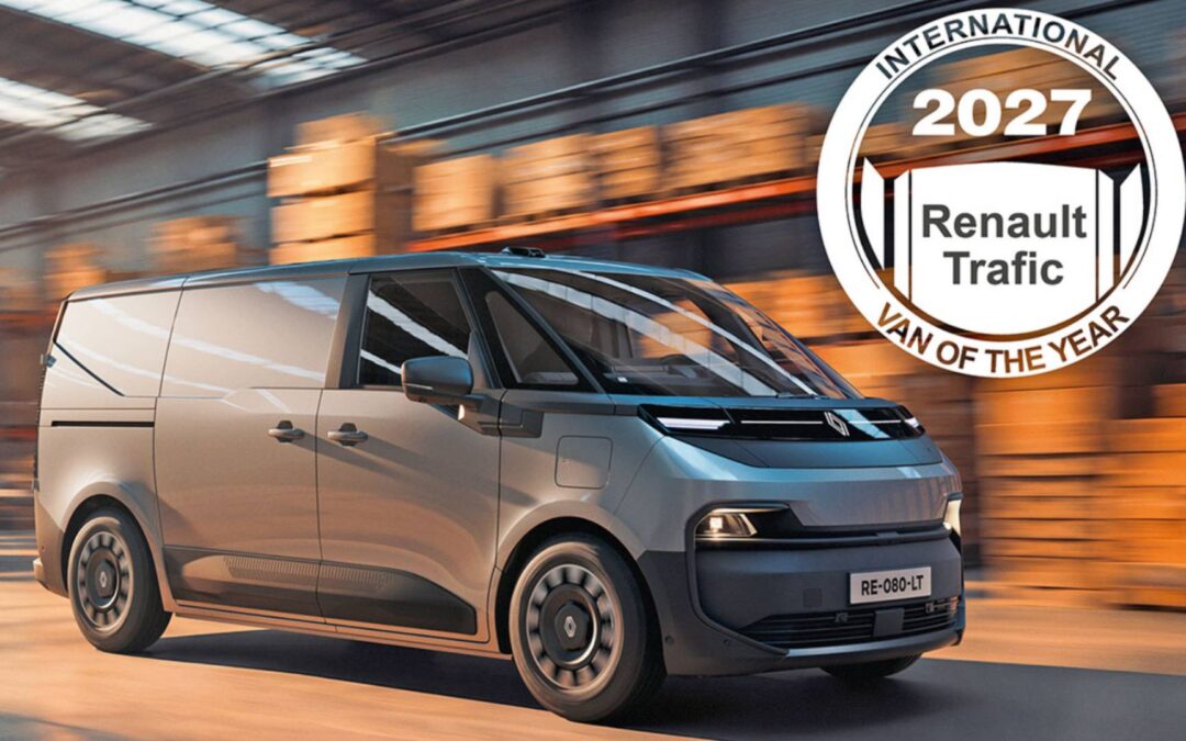 Vierde generatie Renault Trafic E-Tech wint 35e International Van of the Year Award 2027 !