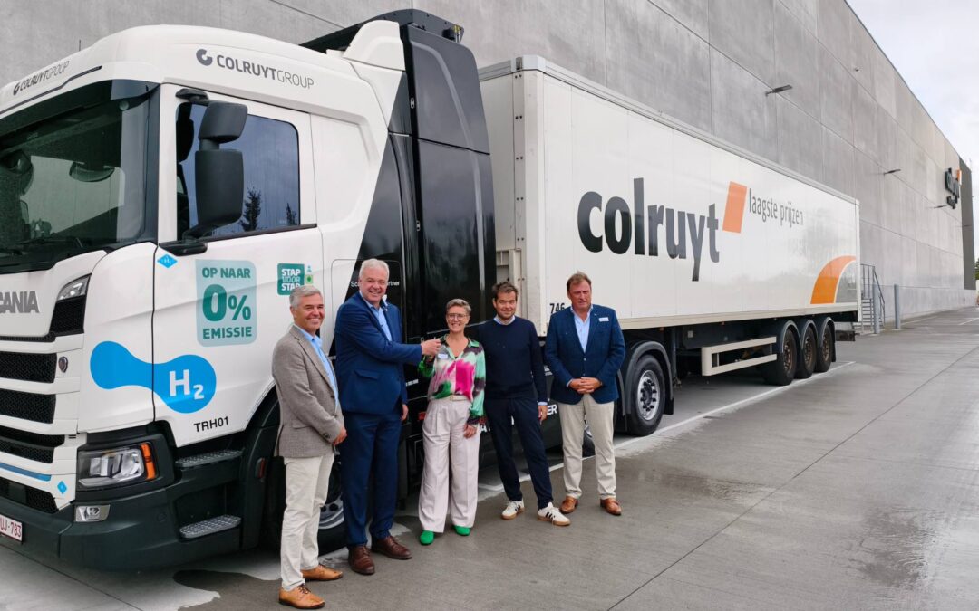 Colruyt Group en Scania pionieren met waterstoftrucks in dagelijkse operaties