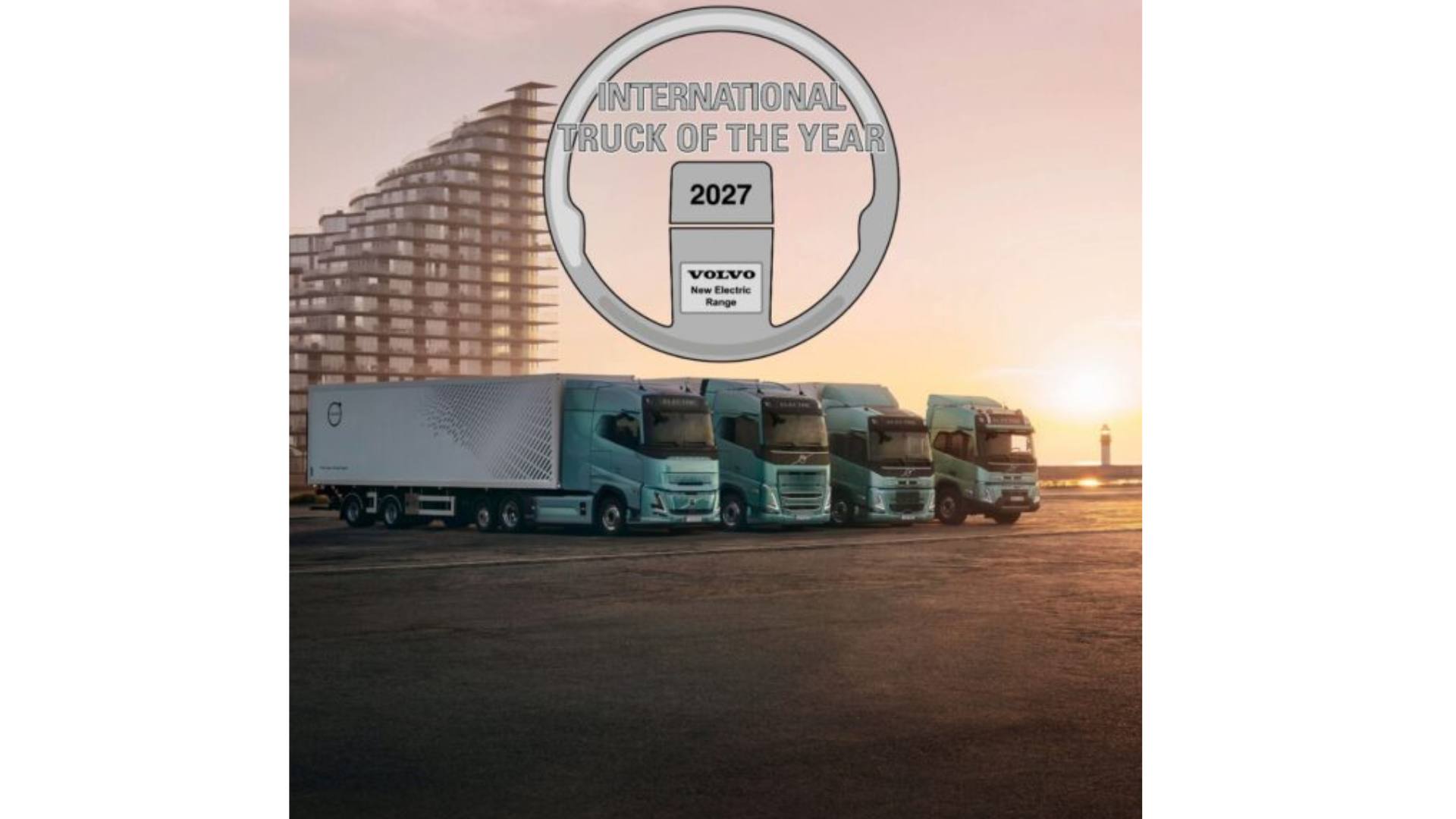 La gamme électrique de Volvo Trucks élue “International Truck of the Year 2027” !