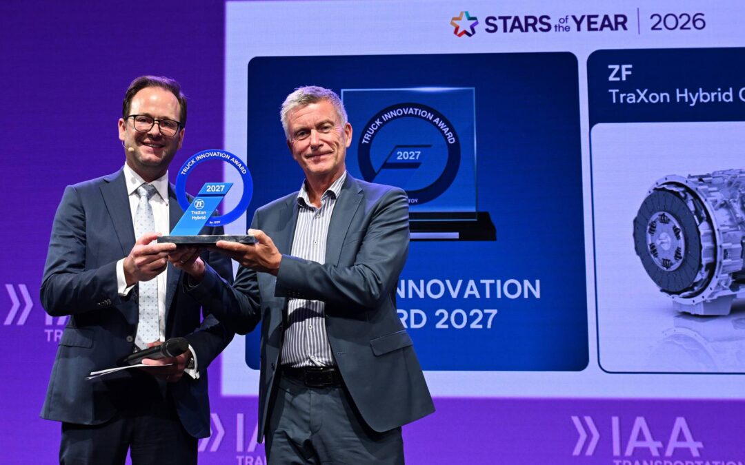 Truck Innovation Award 2027 for the ZF TraXon Hybrid Heavy-Duty Transmission System