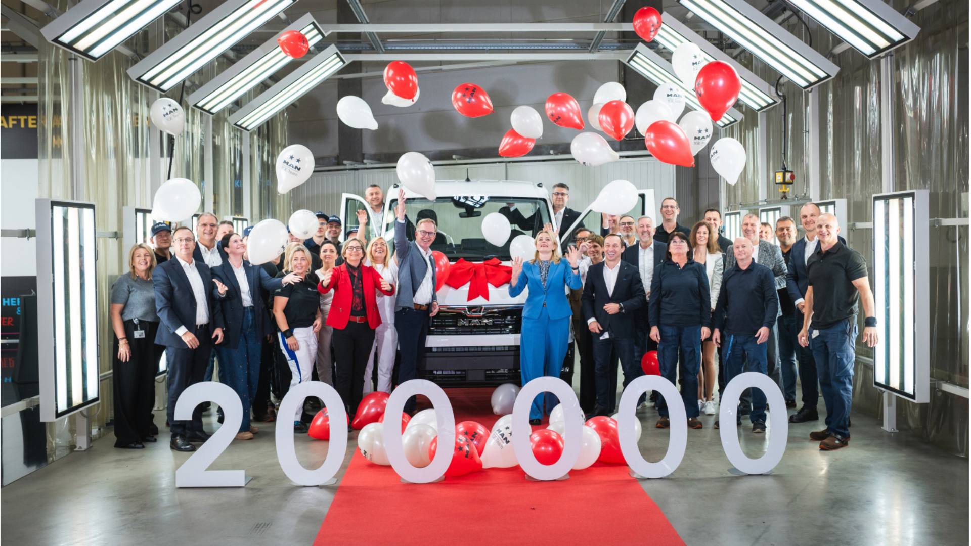 Jubileum: 200.000ste MAN TGE geproduceerd !
